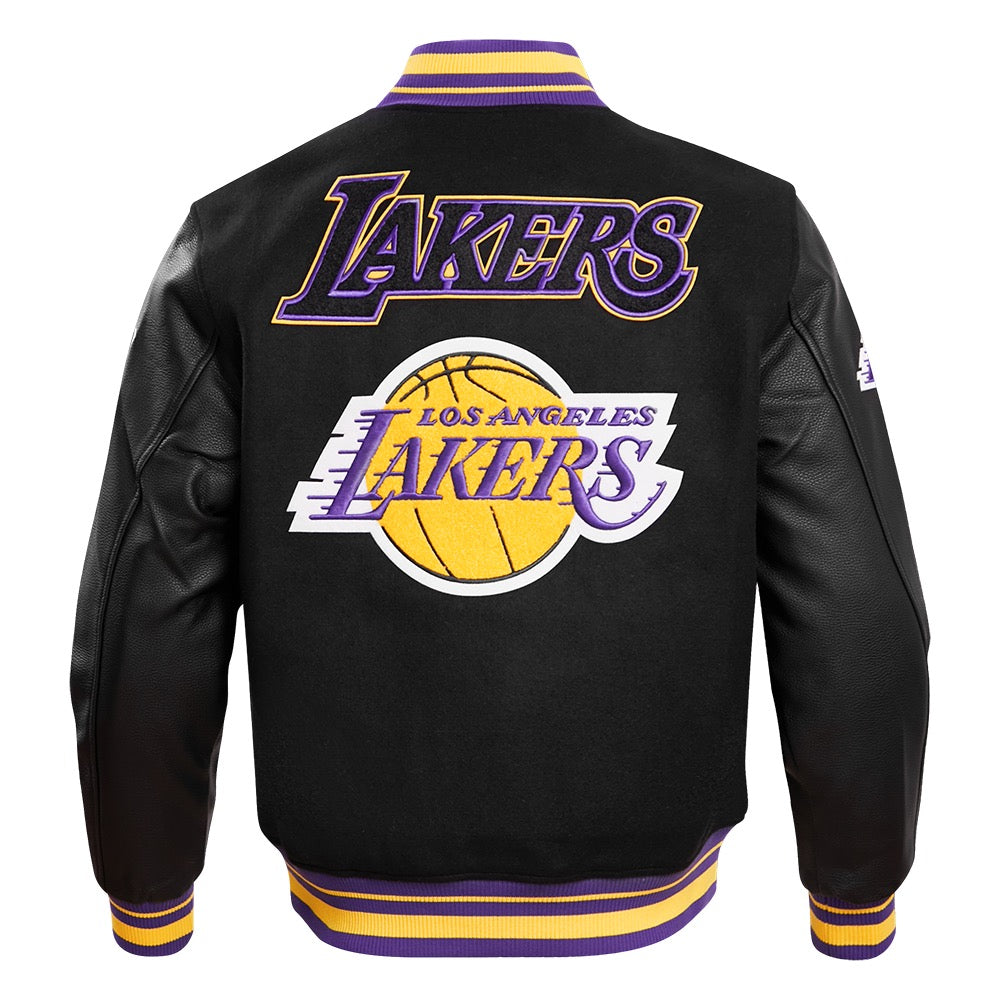 LOS ANGELES LAKERS MEN'S VARSITY JACKET RETRO CLASSICS-thumbmail-3