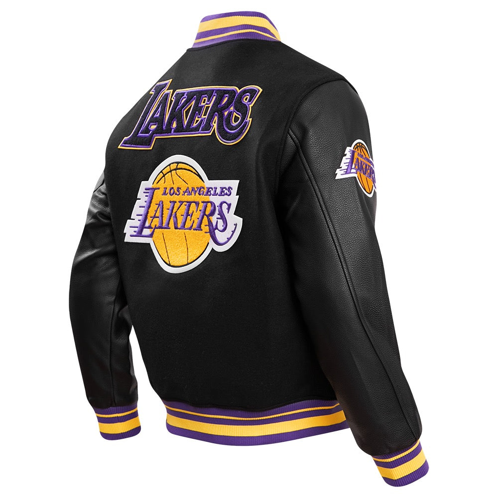 LOS ANGELES LAKERS MEN'S VARSITY JACKET RETRO CLASSICS-thumbmail-4