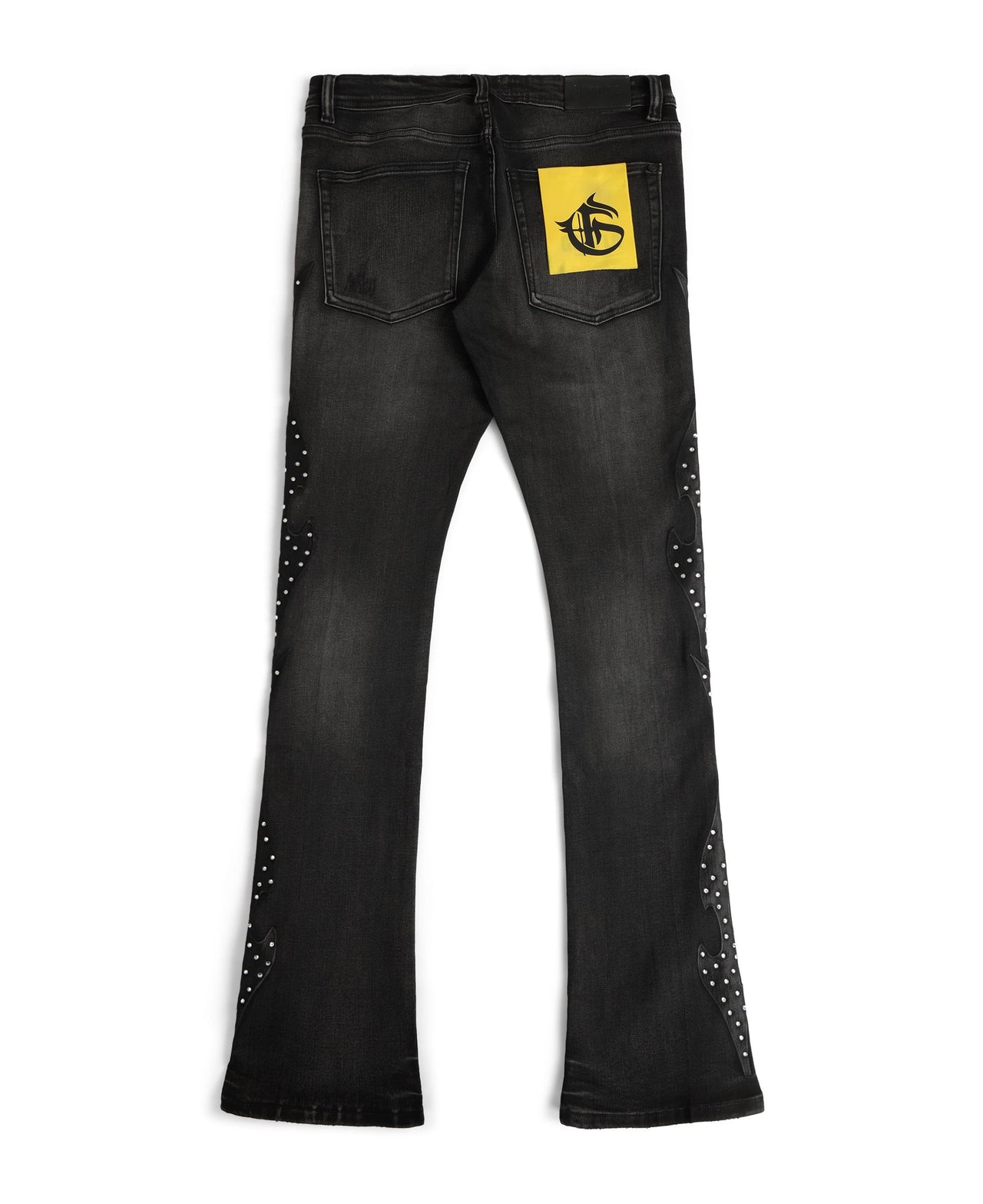 DARK TIMES BLK WASH DENIM