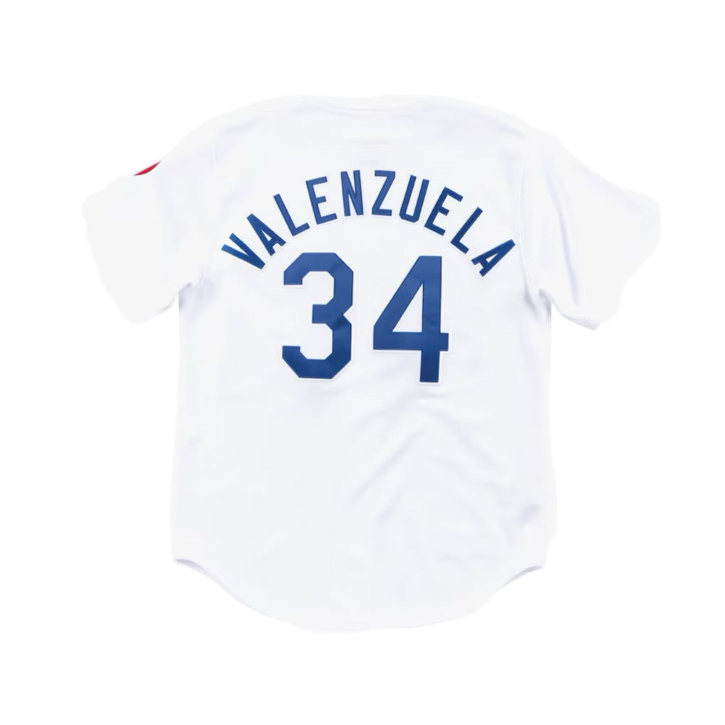 Fernando Valenzuela Los Angeles Dodgers 1981 White Authentic Jersey-thumbmail-2