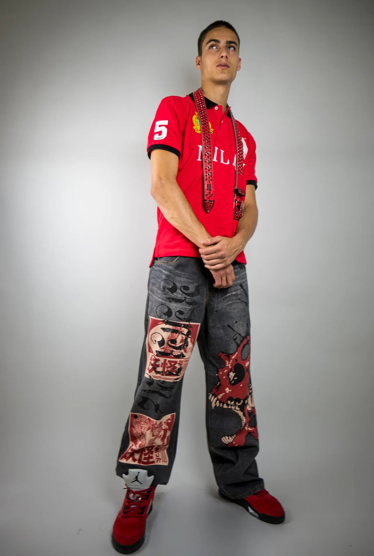 GRAPHIC PRINTED BAGGY JEANS-thumbmail-4
