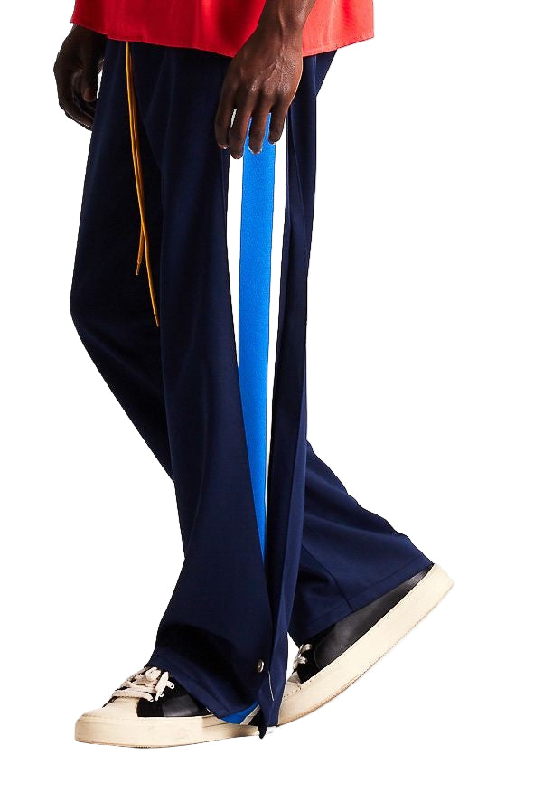 Striped Snap Pant -Navy/Blue-thumbmail-3