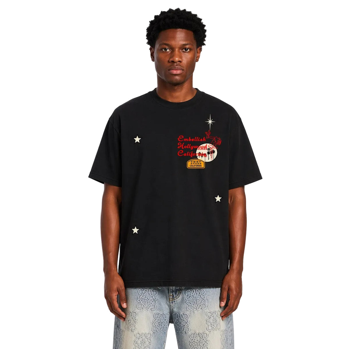 HOLLYWOOD TEE - BLACK