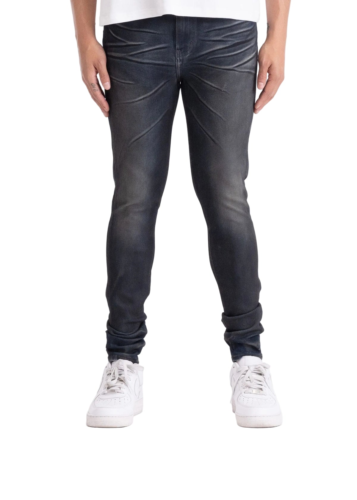 DAVID SKINNY - WAXED BLUE