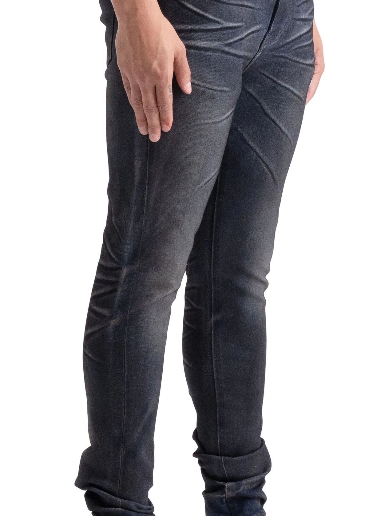 DAVID SKINNY - WAXED BLUE