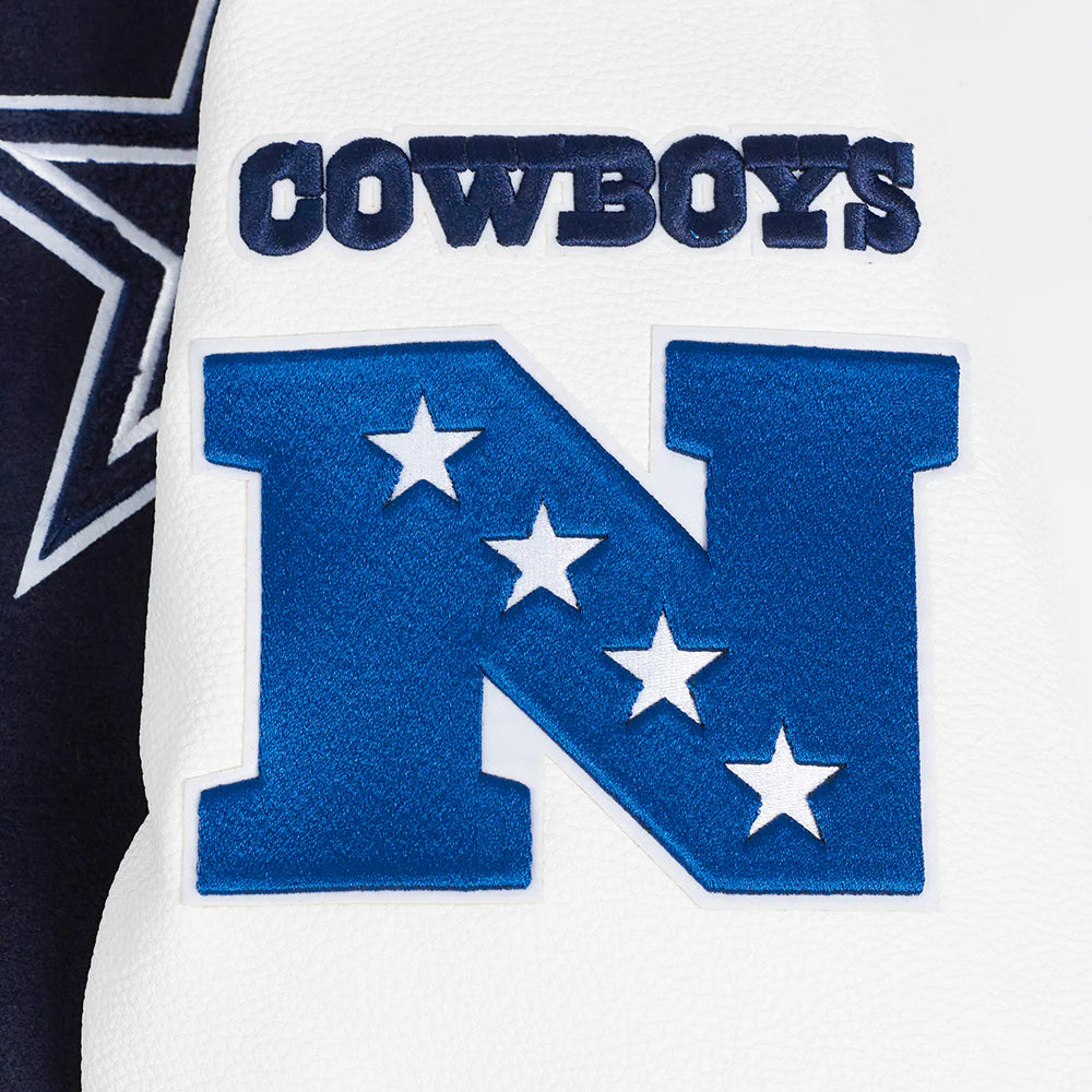 DALLAS COWBOYS AREA CODE M RIB WOOL VARSITY JACKET-thumbmail-6