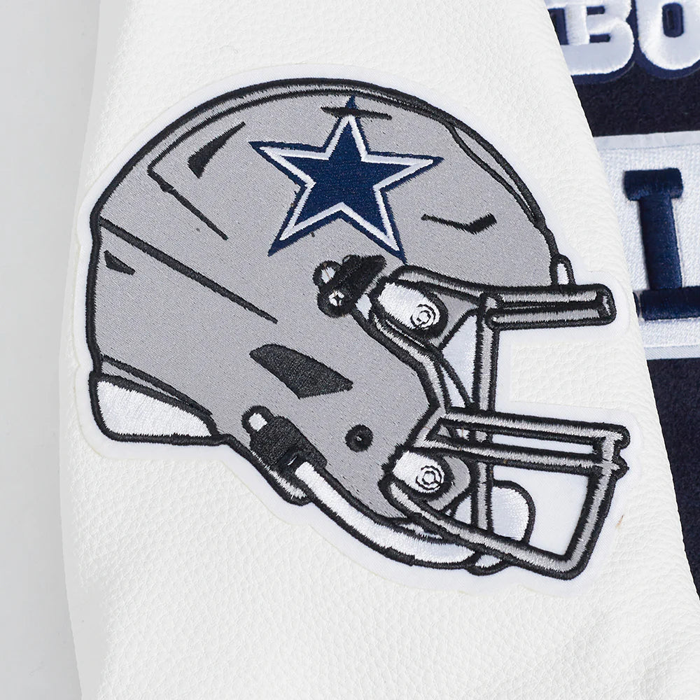 DALLAS COWBOYS AREA CODE M RIB WOOL VARSITY JACKET-thumbmail-7