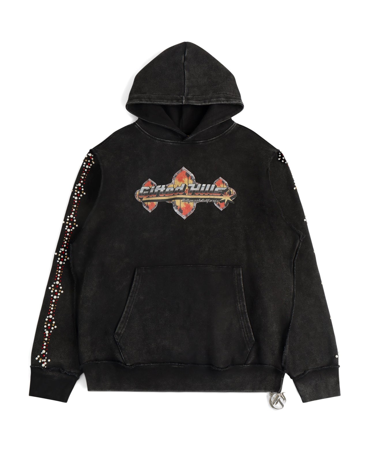 FLAME TOURS BLK HOODY