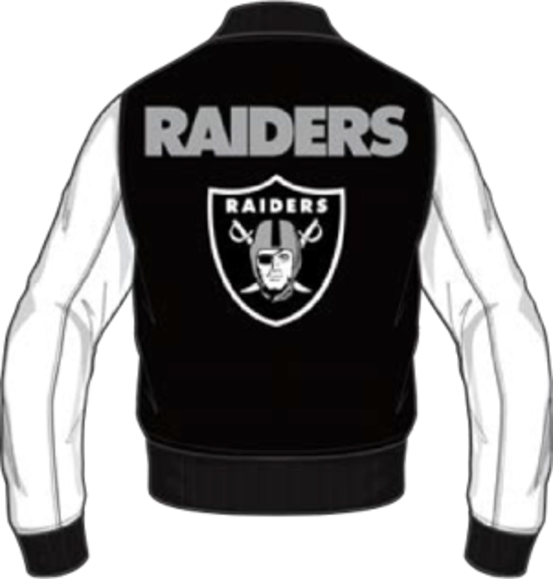 LAS VEGAS RAIDERS CITY SIGNATURE M LEATHER VARSITY JACKET-thumbmail-6