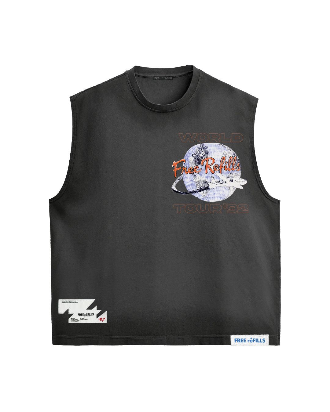 WORLD CUT OFF TEE-thumbmail-1