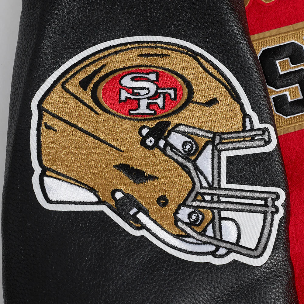 SAN FRANCISCO 49ERS AREA CODE M RIB WOOL VARSITY JACKET-thumbmail-7