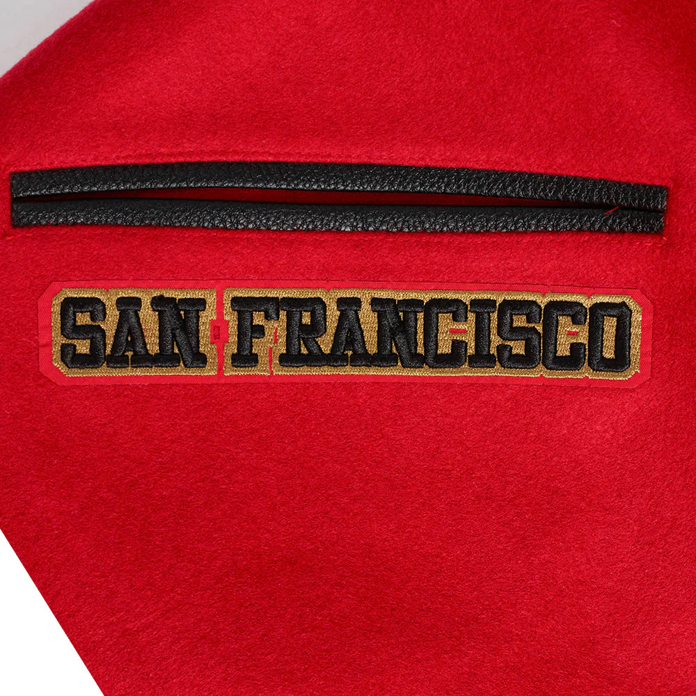 SAN FRANCISCO 49ERS AREA CODE M RIB WOOL VARSITY JACKET-thumbmail-8