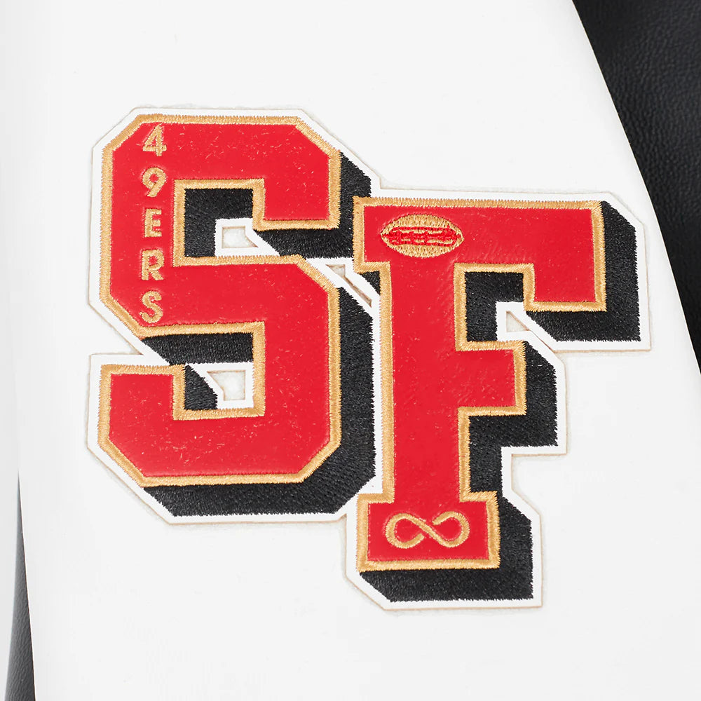 SAN FRANCISCO 49ERS CITY SIGNATURE M LEATHER VARSITY JACKET-thumbmail-7
