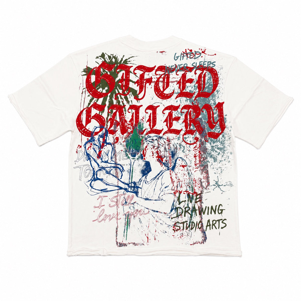 GALLERY FRENCH TERRY TEE WHT-thumbmail-2