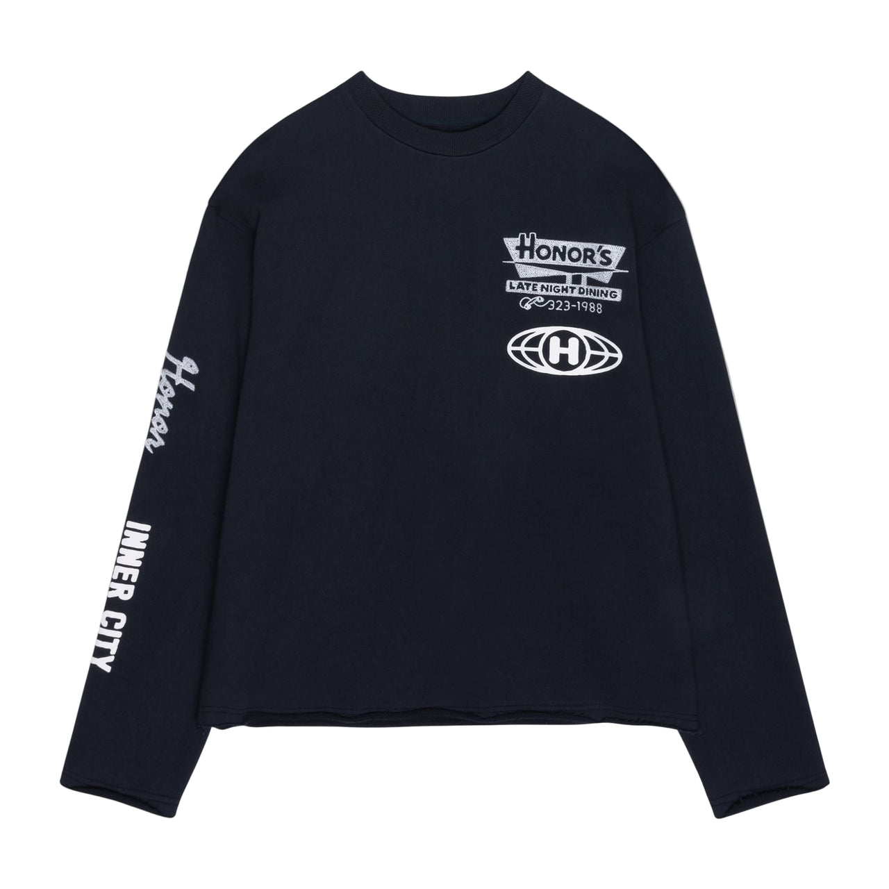 MIXED LOGO CREWNECK
