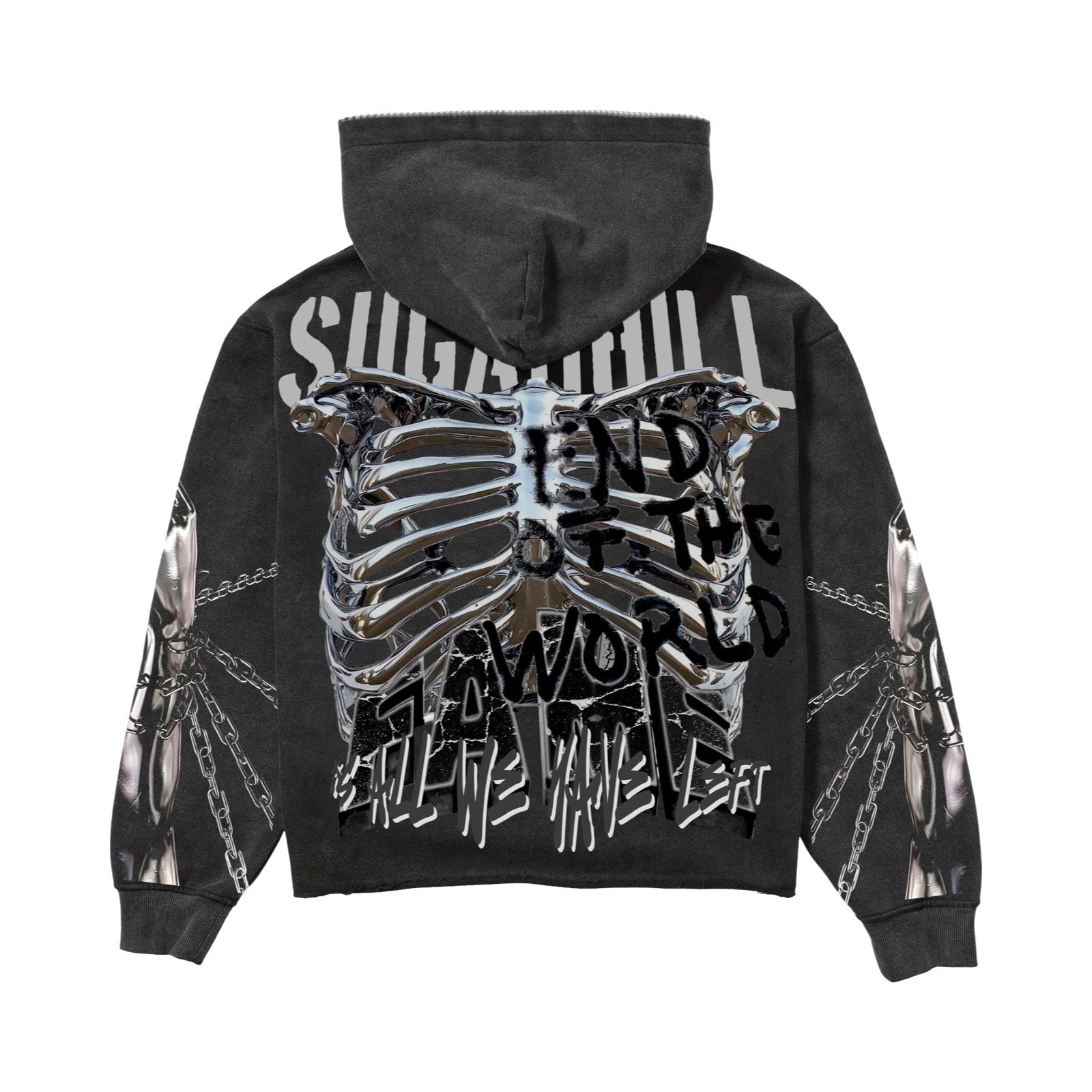 "END OF THE WORLD" HOODIE (BLACK)