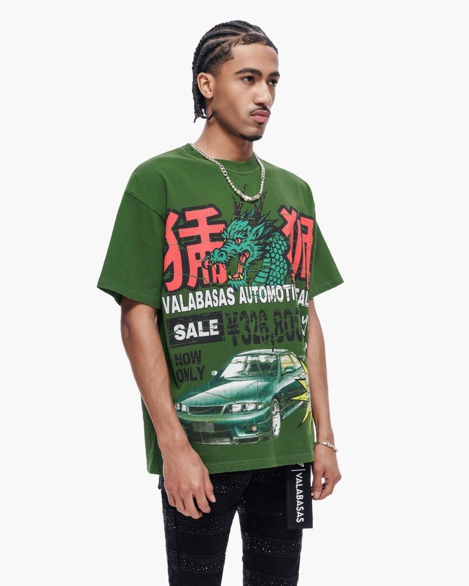 Japanese Motors Tee Green-thumbmail-8