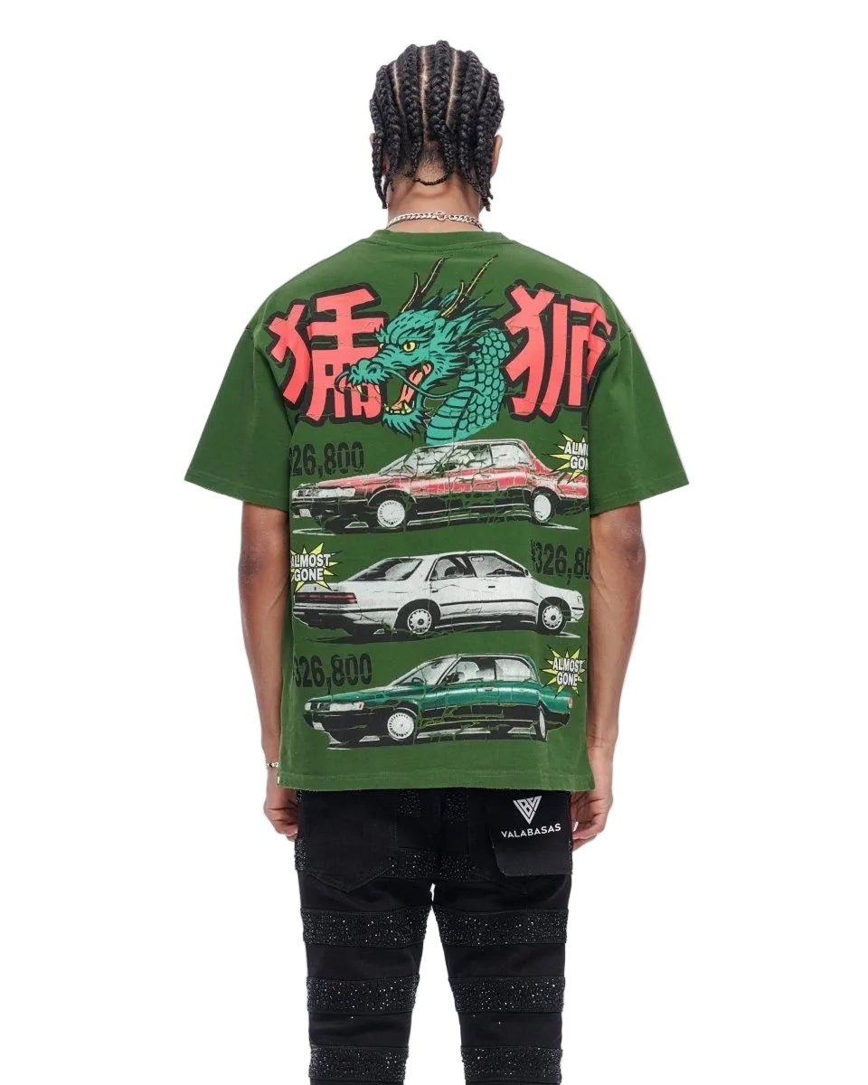 Japanese Motors Tee Green-thumbmail-2