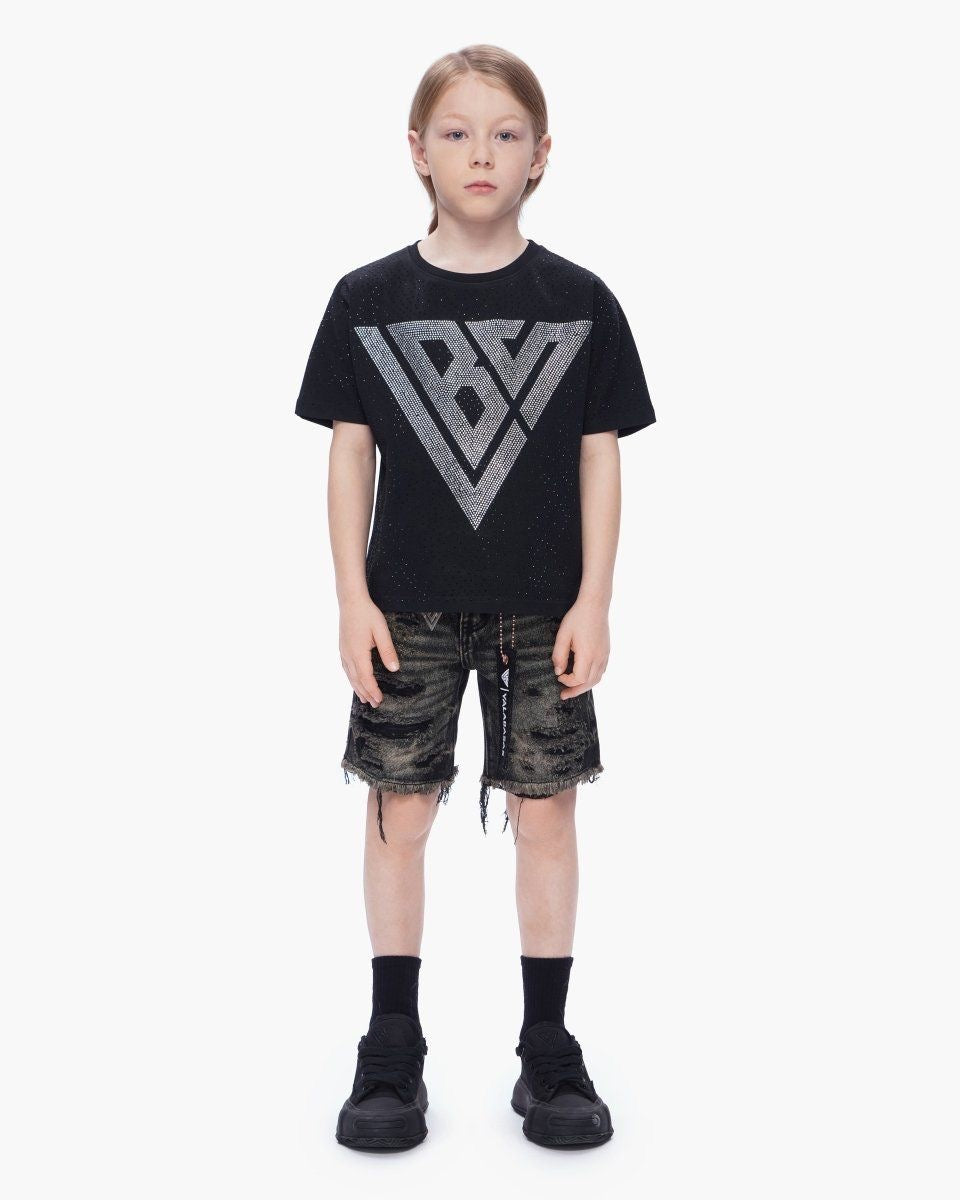 Kids Clipped Jorts Grey Washed-thumbmail-5