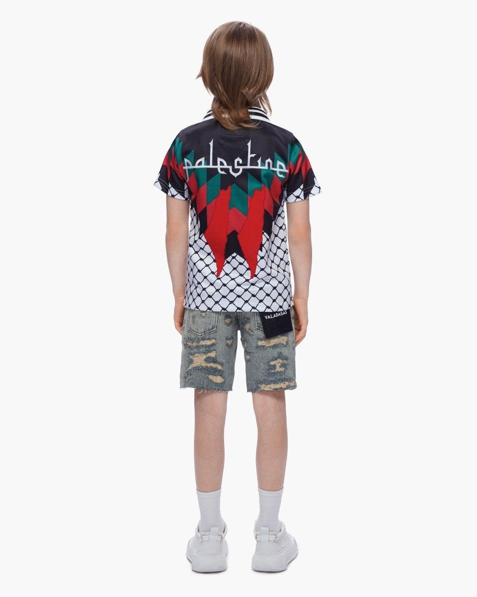 Kids Incise Jorts Vintage Wash-thumbmail-4