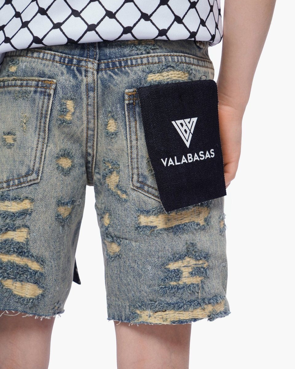 Kids Incise Jorts Vintage Wash-thumbmail-9