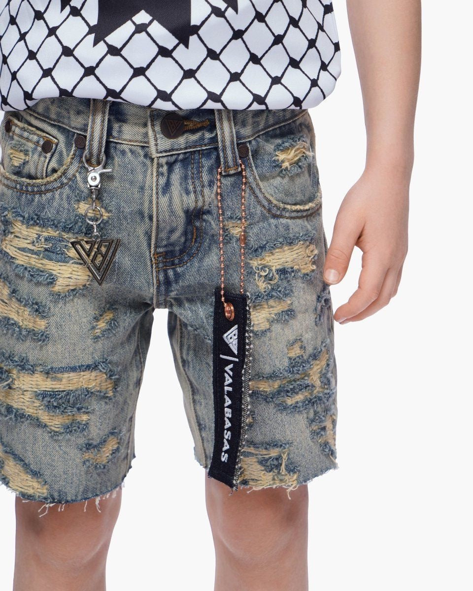 Kids Incise Jorts Vintage Wash-thumbmail-6