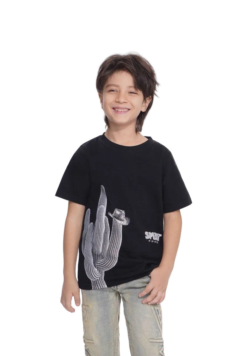 Kids Spirit Jet Black Tee