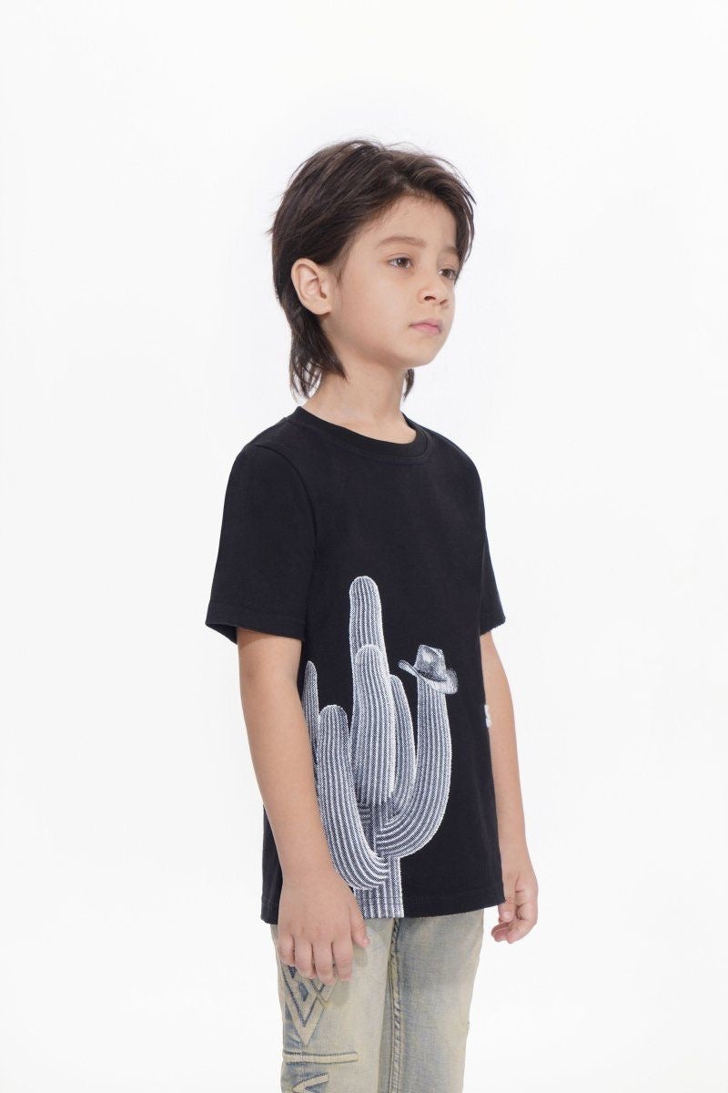 Kids Spirit Jet Black Tee-thumbmail-5