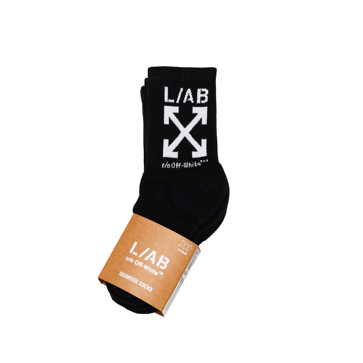 L/AB CLAMP ARROWS MID CALF CREW SOCKS - 3 PACK-thumbmail-3