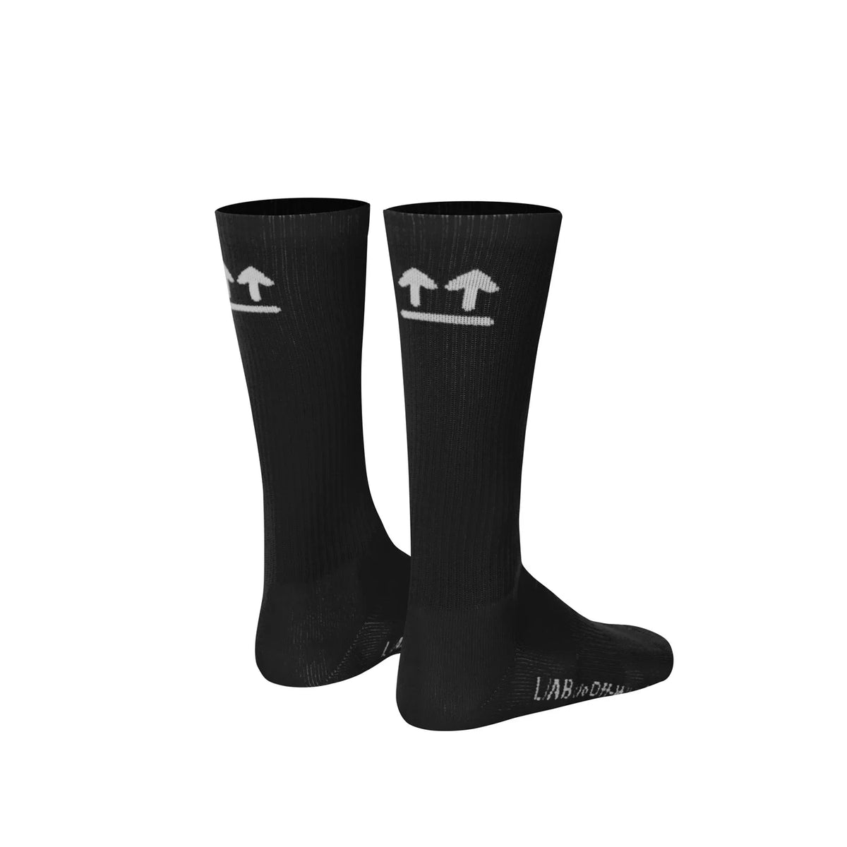 L/AB HORIZONTAL MID CALF CREW SOCKS - 3PK
