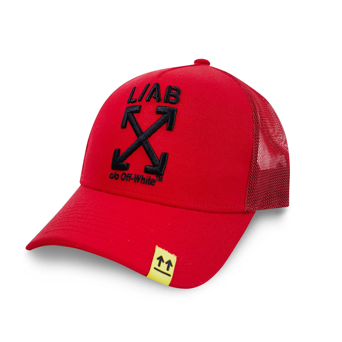 L/AB CLAMP ARROWS CURVED BRIM TRUCKER CAP