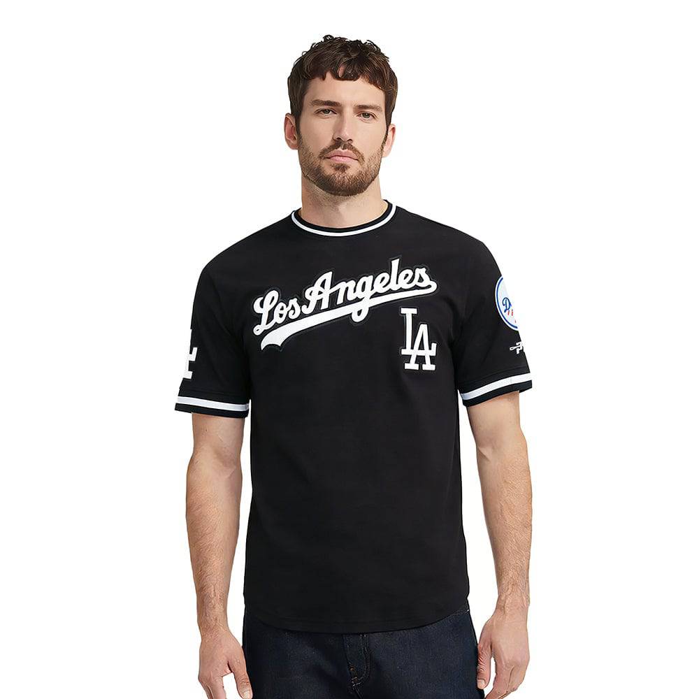 LOS ANGELES DODGERS CLASSIC CHENILLE M DK TEE