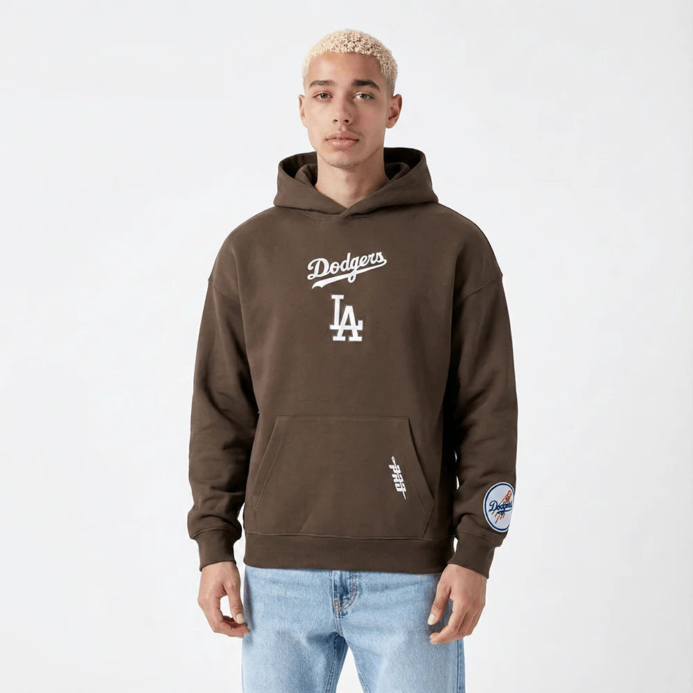 LOS ANGELES DODGERS WINGSPAN MEN'S DROP SHOULDER FLC PO HOODIE V2-thumbmail-2