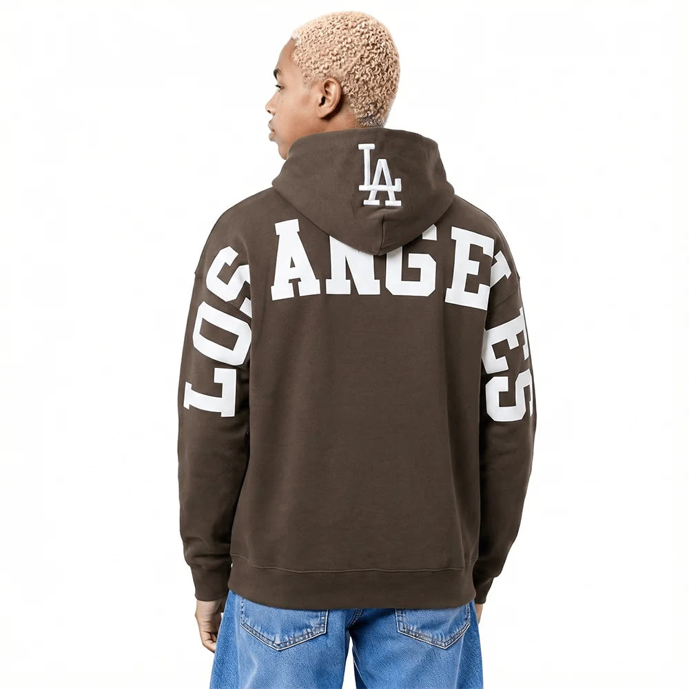 LOS ANGELES DODGERS WINGSPAN MEN'S DROP SHOULDER FLC PO HOODIE V2-thumbmail-1