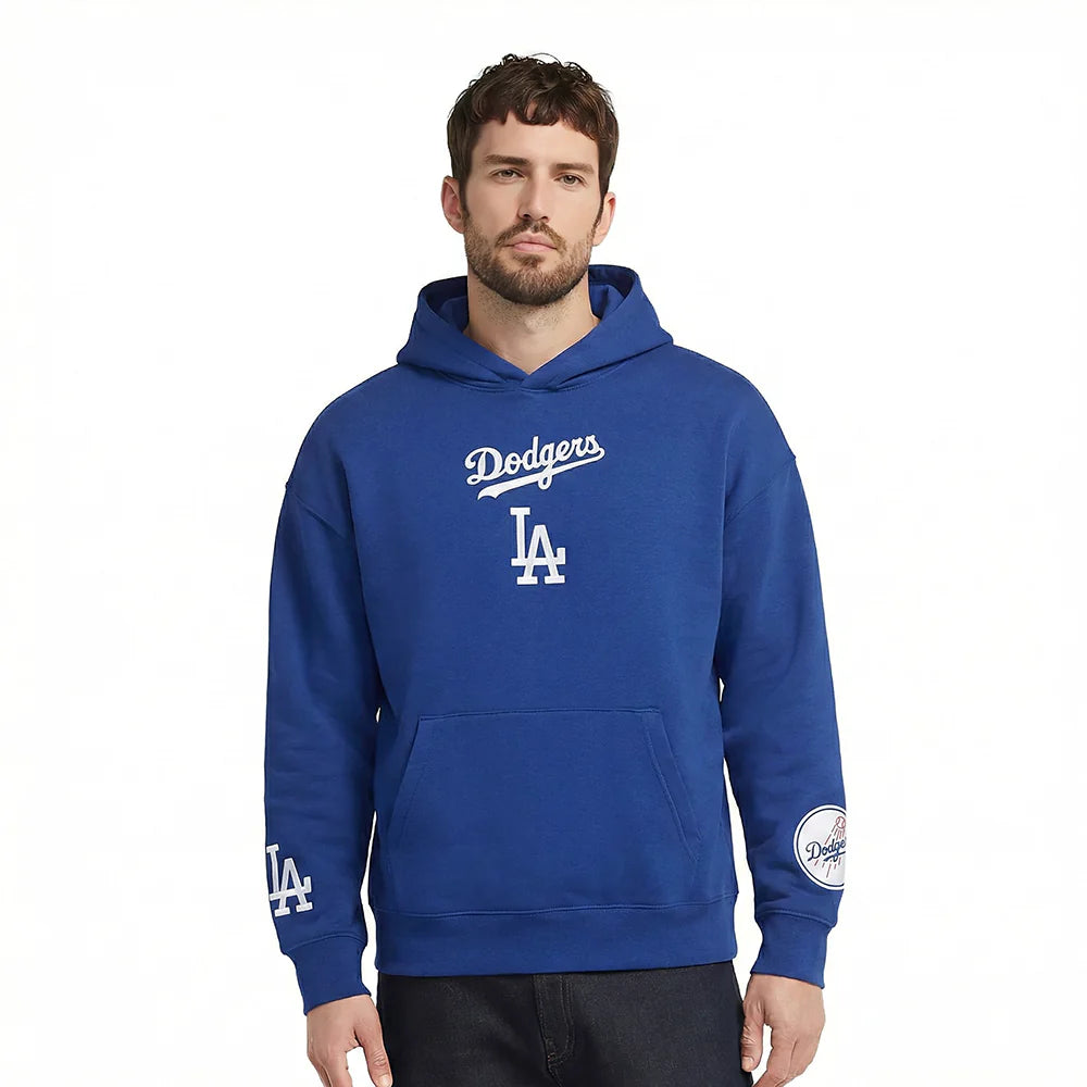 LOS ANGELES DODGERS WINGSPAN M DROP SHOULDER FLC PO HOODIE V2