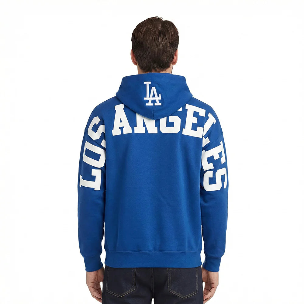 LOS ANGELES DODGERS WINGSPAN M DROP SHOULDER FLC PO HOODIE V2