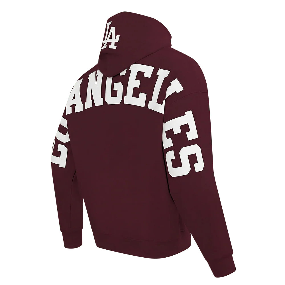 LOS ANGELES DODGERS WINGSPAN MEN'S DROP SHOULDER FLC PO HOODIE V2-thumbmail-4