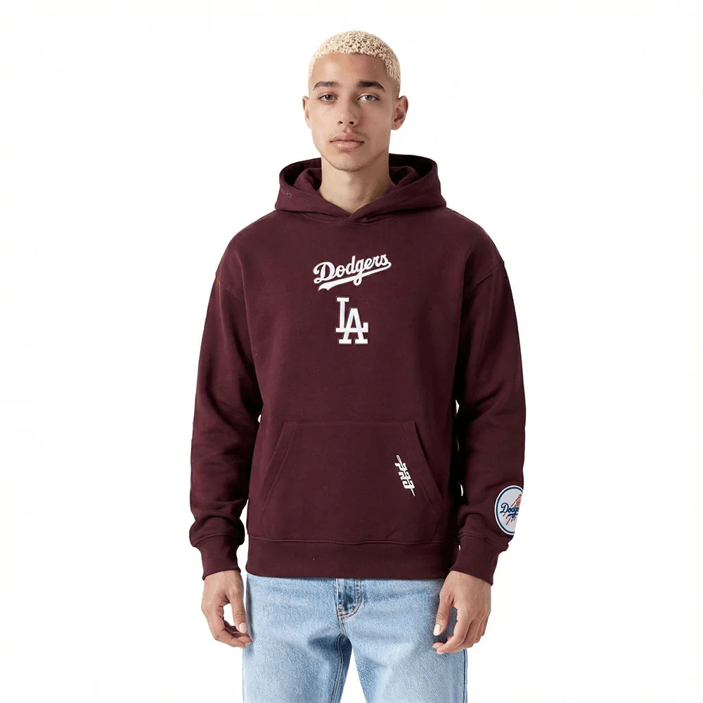 LOS ANGELES DODGERS WINGSPAN MEN'S DROP SHOULDER FLC PO HOODIE V2-thumbmail-2