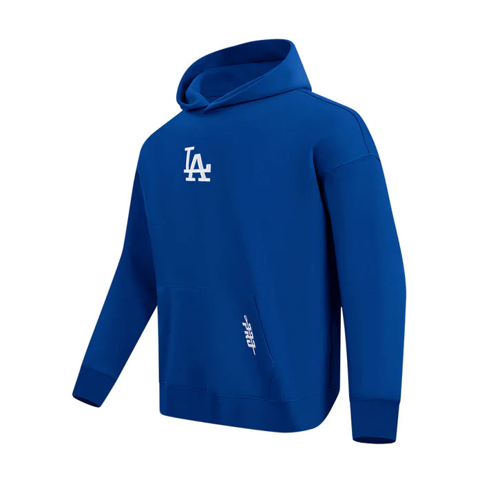 Pro Standard Los Angeles Dodgers Billboard LCH Men's Drop Shoulder Fleece Pullover Hoodie-thumbmail-3