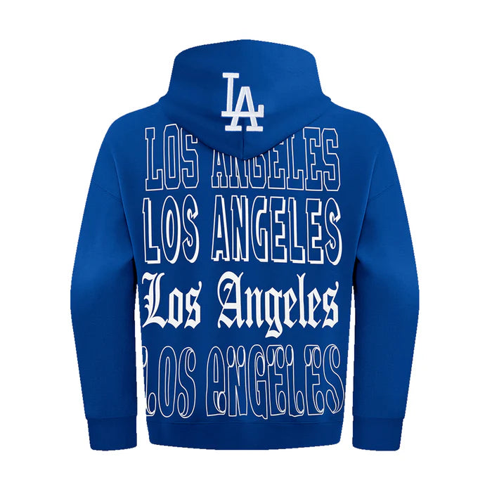 Pro Standard Los Angeles Dodgers Billboard LCH Men's Drop Shoulder Fleece Pullover Hoodie