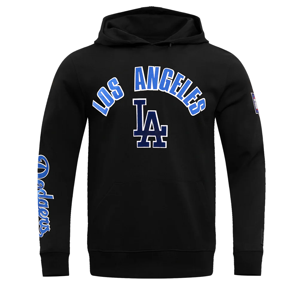 LOS ANGELES DODGERS STACKED LOGO HOODIE
