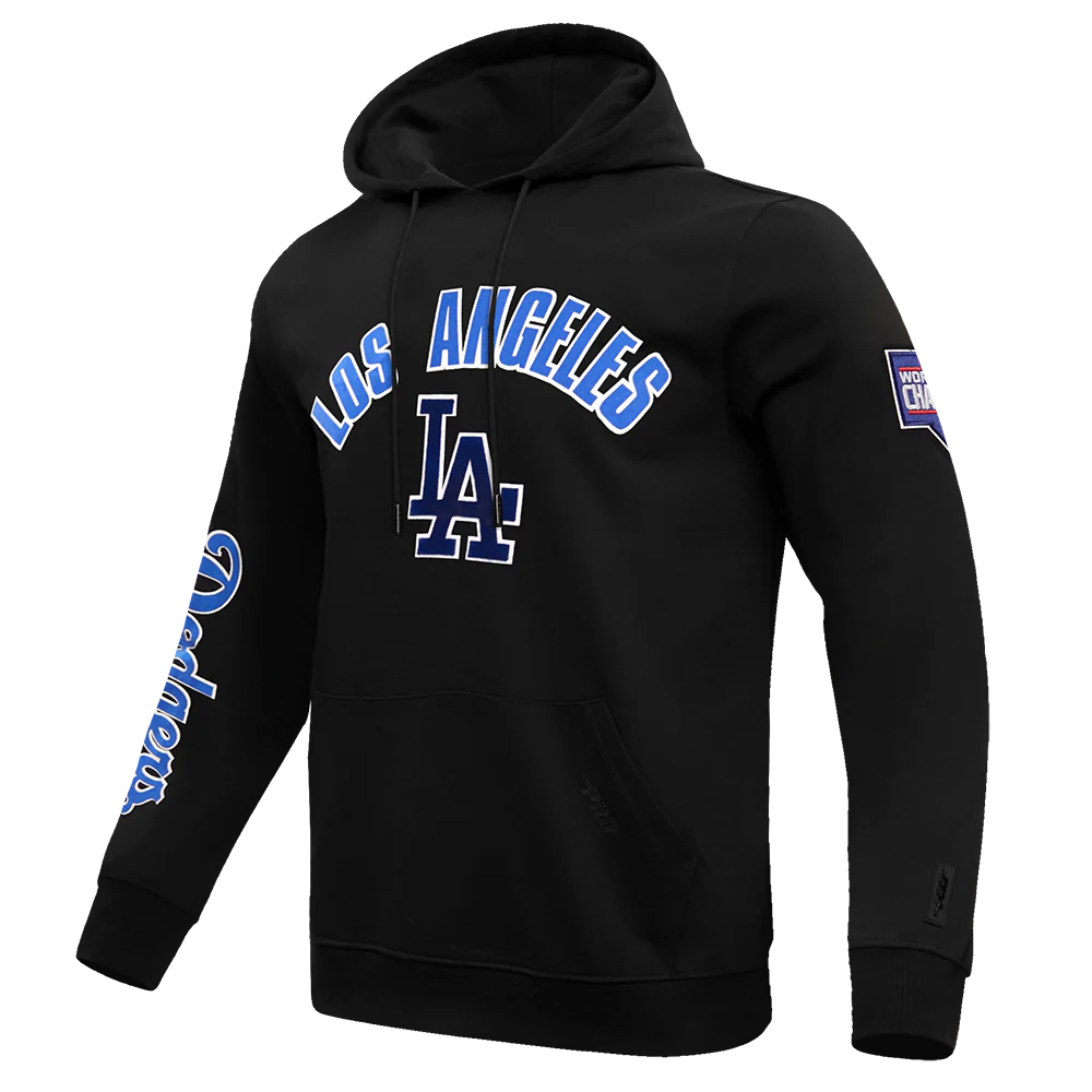 LOS ANGELES DODGERS STACKED LOGO HOODIE