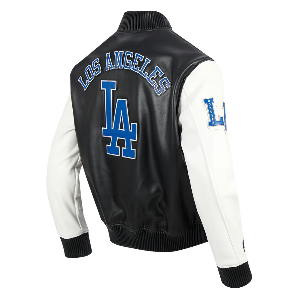 LOS ANGELES DODGERS CITY SIGNATURE M LEATHER VARSITY JACKET-thumbmail-4