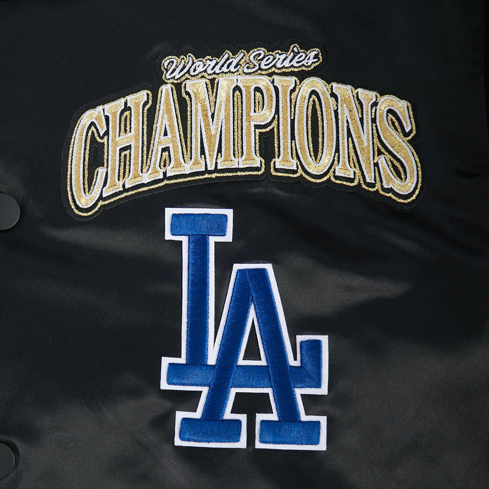 PRO STANDARD LOS ANGELES DODGERS MEN'S MLB WORLD SERIES 2025 PRO SATIN YD RIB JACKET-thumbmail-7