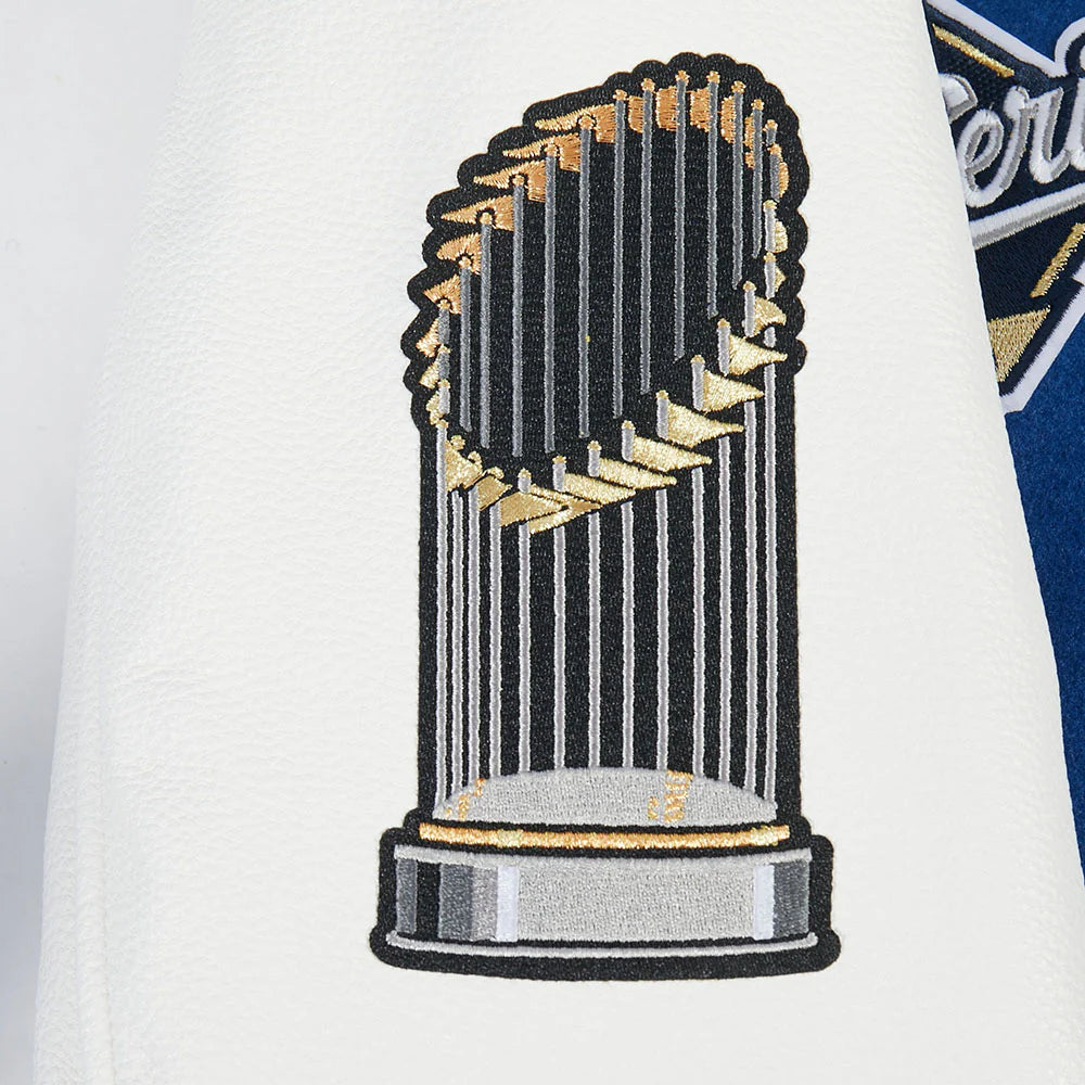 PRO STANDARD LOS ANGELES DODGERS MEN'S MLB WORLD SERIES 2025 RIB WOOL VARSITY JACKET-thumbmail-6