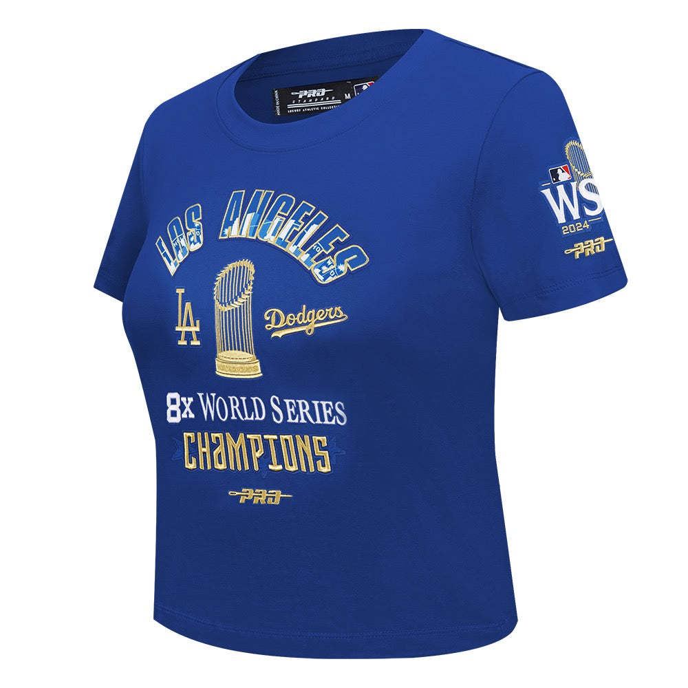 LOS ANGELES DODGERS WORLD SERIES W SJ SLIM FIT TOP