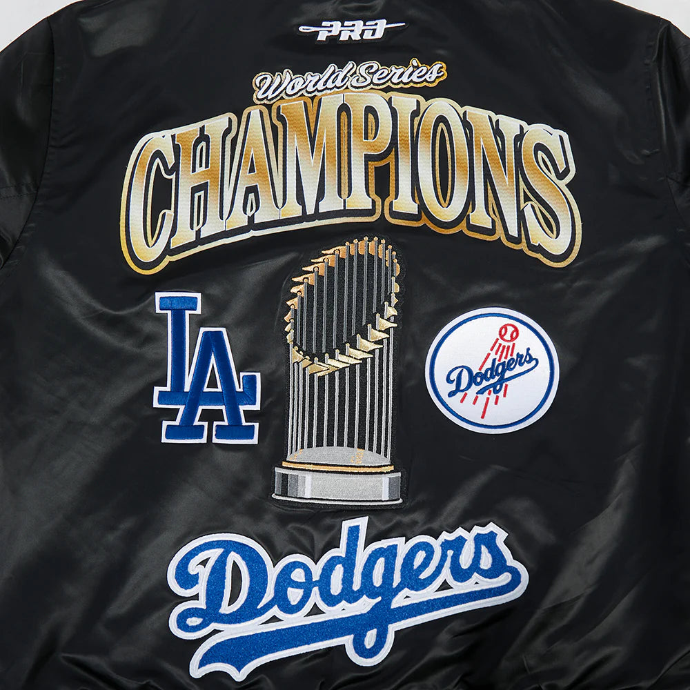 PRO STANDARD LOS ANGELES DODGERS WOMEN'S MLB WORLD SERIES 2025 W RIB SATIN JACKET-thumbmail-5