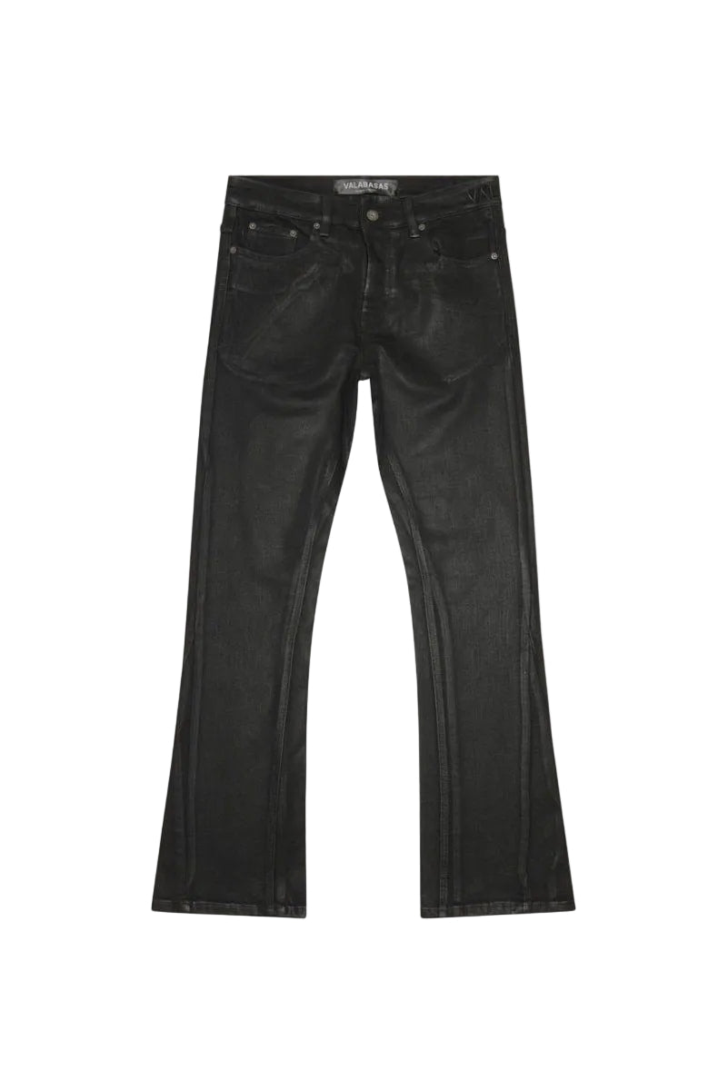 Mr. Stacked Black Wash Waxed