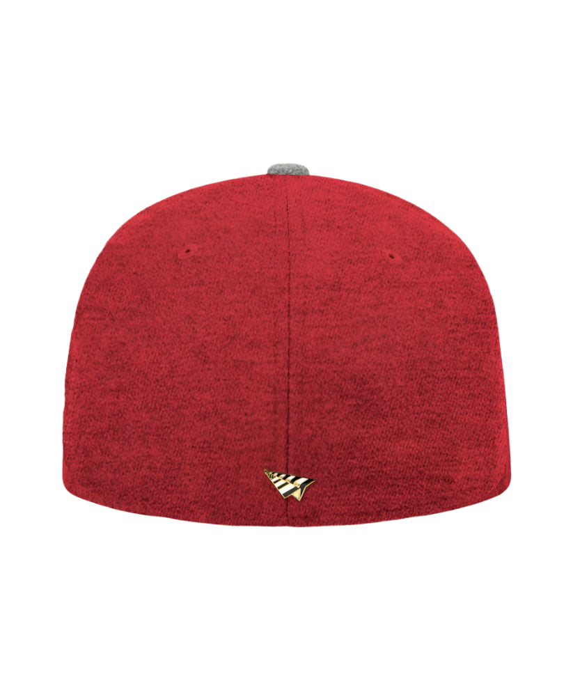 CRIMSON WOOL MELTON TWO TONE CROWN 59FIFTY FITTED HAT-thumbmail-4
