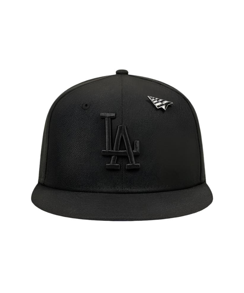 LOS ANGELES DODGERS X PAPER PLANES BLACKOUT 9FIFTY SNAPBACK HAT